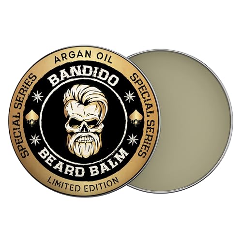 Bandido Balsamo Per Barba, 40 Ml, Olio Di Argan, Balsamo Per Barba | Cura Della Barba Con Olio Di Argan | Beard-Wax Men - Doma La Barba E La Rende Più