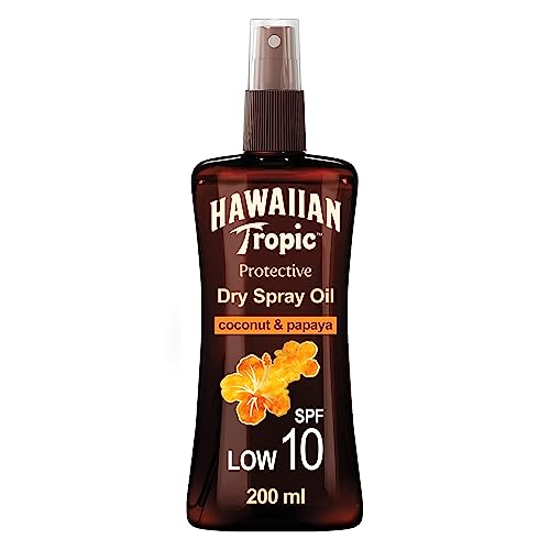 Hawaiian Tropic Aceite Spray Spf 10, 200Ml