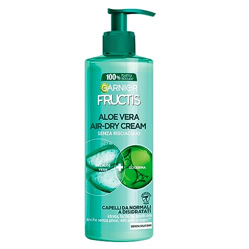 Fructis Aloe Secado Natural Crema Gel Sin Aclarado 400 Ml