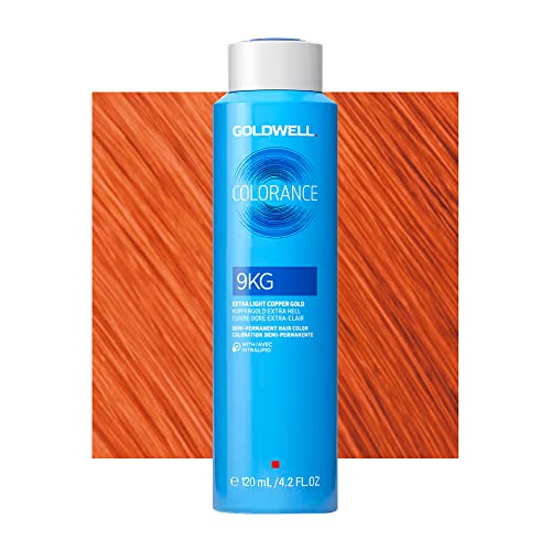 9 Kg Oro Rame Extra Chiaro Goldwell Colorance Warm Reds Can, 120 Ml