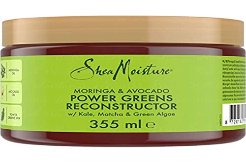 Sheamoisture Moringa & Avocado Power Greens Reconstructor Maschera Per Capelli Fragili Opachi 355 Ml