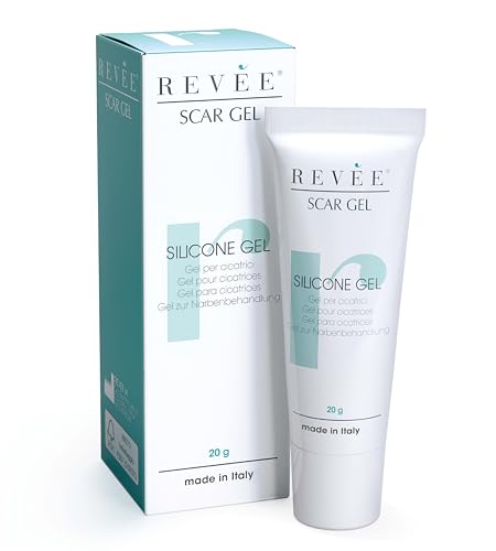Revée Scar Gel Crema Cicatrici Chirurgiche 100% Silicone - Gel Topico Per Cicatrici - Crema Cicatrizzante Ferite - Gel Cicatrici (20 Gr)