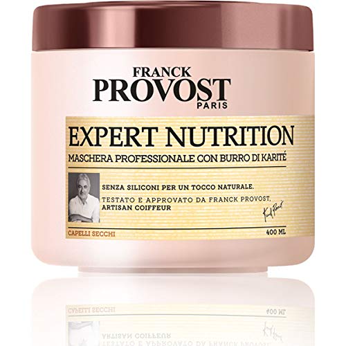 Franck Provost Maschera Professionale Expert Nutrition Con Burro Di Karité Per Capelli Nutriti, 400Ml