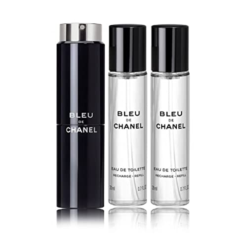 Bleu De Chanel Di Chanel - Eau De Toilette Edt - Spray 3X20 Ml.