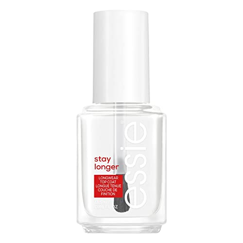 Essie Stay Longer, Top Coat, Per Unghie Brillanti Dal Colore Perfetto, Lunghissima Tenuta, 13,5 Ml