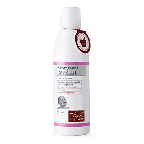 Fiocchi Di Riso - Detergente Capelli - 200Ml - Detergenza Neonati - Deterge E Rispetta Capelli E Cuoio Capelluto.