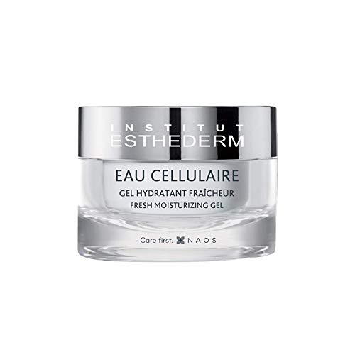 Institut Esthederm - Eau Cellulaire - Gel Idratante Rinfrescante Viso E Collo - Fornisce Un’Idratazione Rinfrescante A Lunga Durata, Senza Effetto Pel