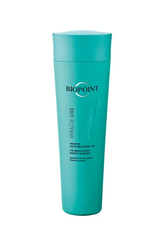 Biopoint Miracle Liss - Shampoo Liscio 72H, Azione Detergente Delicata, Ripristina L’Equilibrio Del Capello, Dona Capelli Leggeri, Lisci E Setosi A Lu