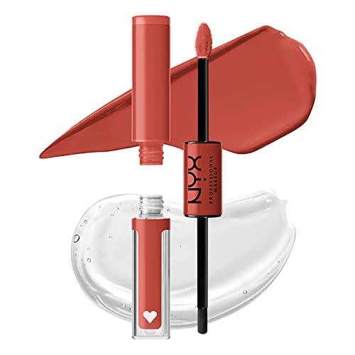 Nyx Professional Makeup Rossetto Ultra Pigmentato, Brillantezza A Lunga Tenuta, No Transfer, Shine Loud, 06 Ambition Statement