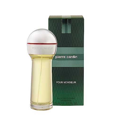 Pierre Cardin - Eau De Toilette Pour Monsieur Pierre Cardin, Profumo Da Uomo, Classico E Raffinato, Flacone Moderno, 75 Ml