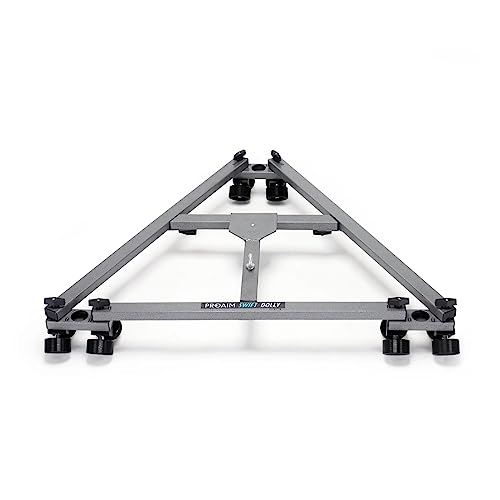Proaim Alluminio Costruito Swift Dolly Con Ruote Lisce | Treppiede Dolly | Pesatura Capacità 159Kg (Swft-Dl)