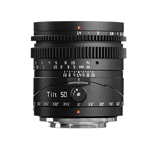 Ttartisan Obiettivo Inclinabile F1.4 Da 50 Mm Full Frame Manuale Obiettivi Ritratto Ampia Apertura Compatibile Con Fuji X Mount