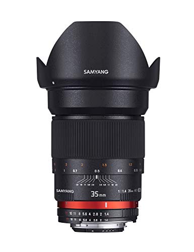 Samyang Obiettivo 35Mm F/1,4 As Umc Per Nikon Ae, Nero