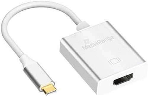 Mediarange Convertitore Da Usb Type-C 3.1 A Hdmi, Argento