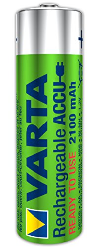 Varta 567061011111 – Pack Di 10 Batterie Ricaricabili Aa, 2100 Mah, Colore: Verde