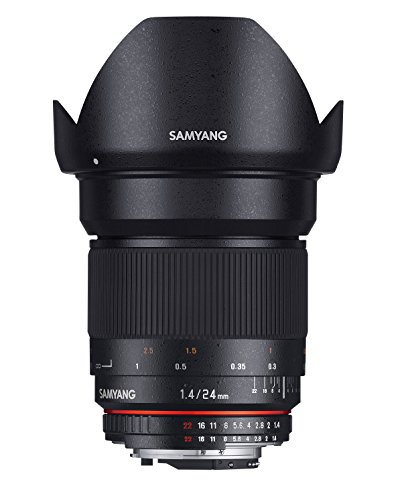 Samyang Obiettivo 24Mm F/1,4 Ed As If Umc Per Olympus Quattroterzi, Nero
