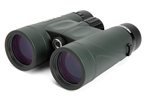 Celestron 71333 Binocolo Nature Dx 10X42 Mm Con Obiettivo Multistrato, Vetro A Prisma Bak-4 E Custodia Per Il Trasporto, Verde