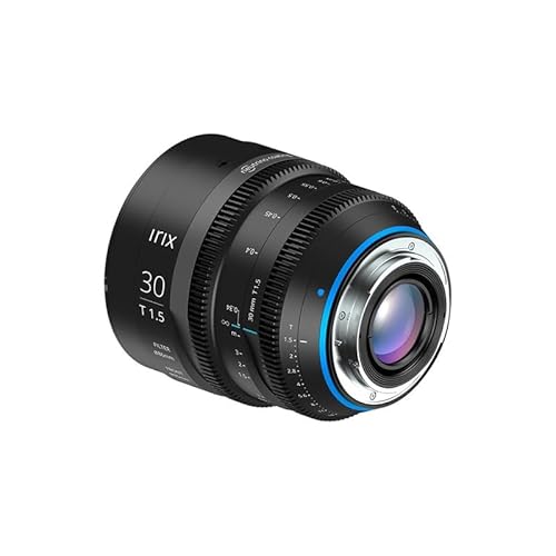 Irix Il-C30-Ef-M Ciné 30Mm T1.5 Obiettivo Video Per Canon Ef (Metrico) | Risoluzione 8K | Formato Completo | Filtri Magnetici