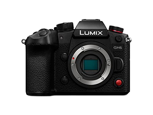 Panasonic Lumix Dc-Gh6, Fotocamera Mirrorless Con Sensore Mos 4/3 25.2 Mp, 5.7K Apple Pro Res Senza Limiti Registrazione, Video C4K/4K 4:2:2 10-Bit, D