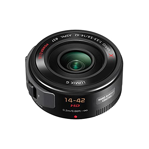 Panasonic H-Ps14042E-K Obiettivo Power Zoom, 14-42 Mm, Nero