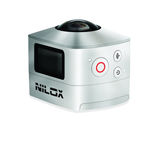 Nilox Action Cam Videocamera Wifi Full Hd, 1920 X 1440 P, 30 Fps, 8 Mp, Argento