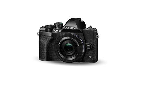 Fotocamera Olympus Om-D E-M10 Mark Iv Con Sistema Micro Quattro Terzi Olympus, Sensore Da 20 Mp, Mirino Elettronico, Video 4K, Wi-Fi, Nero, Incl. M.Zu