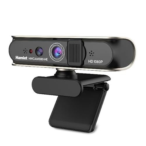 Hamlet Webcam Fhd Windows Hello Mic Hwcam1080-He