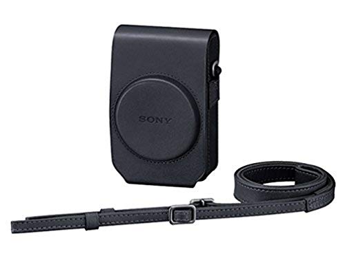 Sony Lcs-Rxg Custodia Morbida In Pelle Per Fotocamere Serie Rx100, Nero