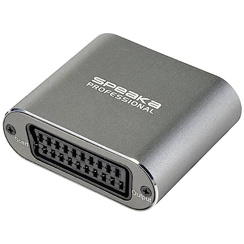 Speaka Professional Tv, Monitor Convertitore Sp-Hsc-200 [Hdmi - Scart] 3840 X 2160 Pixel
