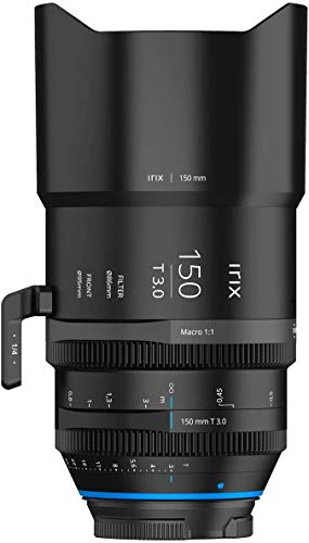 Irix Cine 150Mm T3.0 Macro 1:1 Obiettivo Video 150Mm Per Arri Pl | 11 Lamelle Messa A Fuoco Min 0.35 M Rotazione 270° | Obiettivo Video Per Pl