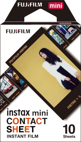 Fujifilm Instax Mini Contact Sheet Edge Film, Confezione Da 10 Foto (Minifilm)