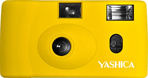 Yashica Mf-1 Snapshot Art - Set Di Fotocamere Con Pellicola Da 35 Mm, Giallo