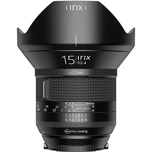 Irix Obiettivo Ultragrandangolare Firefly 15 Mm F2,4 (Filettatura Filtro 95 Mm, Pieno Formato, Estremamente Leggera, Anello Per Messa A Fuoco Ottimizz
