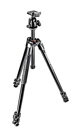 Manfrotto Mk290Xta3-Bh Kit Da 3 Sezioni In Alluminio Con Testa A Sfera, Nero