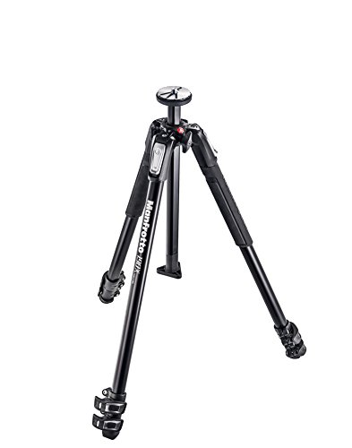 Manfrotto Mt190X3 Treppiedi A 3 Sezioni In Alluminio, Nero/Antracite