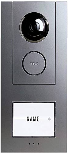 M-E Vs-11 Vistasmart Ip Videocitofono In Alluminio Per Smartphone 1 Casa Di Famiglia, Antracite