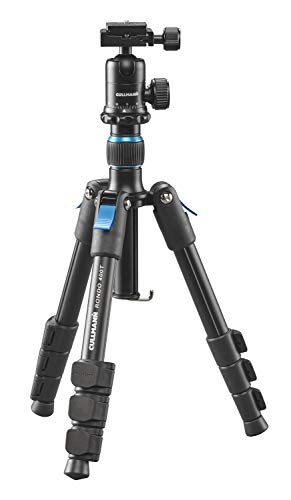 Cullmann Treppiede Da Viaggio Rondo 400T Rb6.5 Con Testa A Sfera, Capacità Di Carico 3 Kg, Confezione 28 Cm, Altezza Di Estensione 89 Cm