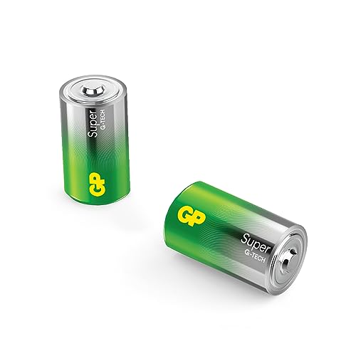 D Mono Batterie Gp Alkaline Super 1,5 V, 2 Pezzi