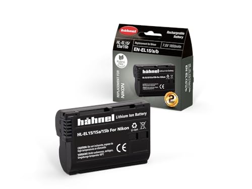 Hähnel - Batteria Hl-El15 7V, 1650Mah Per Fotocamere Nikon D7000/D800/D800E