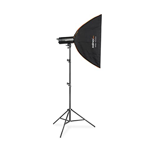 Walimex Pro Stager 400 Hss Set Singolo, Potente Flash Da Studio Con Ricevitore Da 2,4 Ghz, Modalità Hss, 400 W, Tempo Di Combustione Breve, Luce Di Re