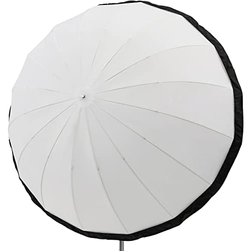 Godox Diffusore Per Ombrello Parabolico Trasparente Da 165 Cm (Nero/Argento)