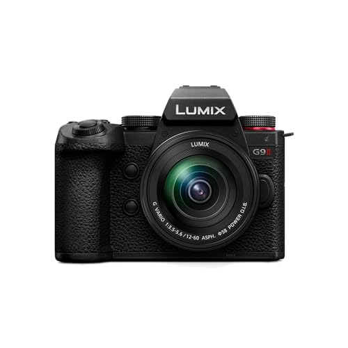 Panasonic Lumix Dc-G9M2Me Fotocamera Mirrorless Micro Quattro Terzi Con Obiettivo Lumix G Vario 12-60Mm F3.5-5.6, 25.2Mp, 4K 120P/100P E 5.7K 30P/25P,