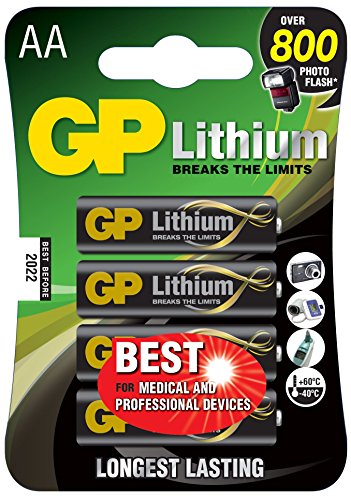 Gp Pg 811048 Lithium 15Lf-2U4 - Batteria Al Litio Per Fotocamera, Colore: Nero