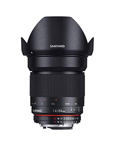 Samyang Obiettivo 24Mm F/1,4 Ed As If Umc Per Pentax, Nero