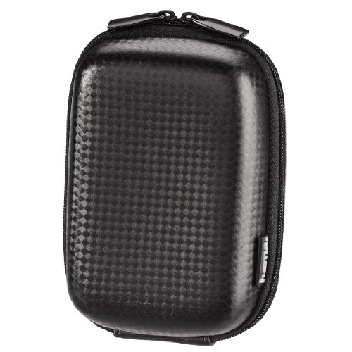 Hama Borsa Macchina Fotografica Compatta - Borsa Fotografica Rigida In Materiale Sintetico - Ideale Come Custodia Fotocamera - Colore: Nero