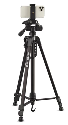 Cullmann - 52119 - Alpha 1800 Tripod Mobile Bt W. Supporto Per Smartphone E Grilletto Bluetooth (Altezza Di Estensione 140 Cm, Con Testa A 3 Vie, Cari