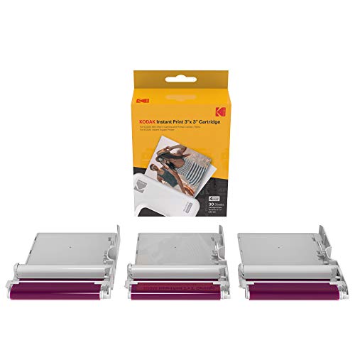 Kodak Instant Print 3’X3’ Cartridge 30 Stampe Mini Shot Combo