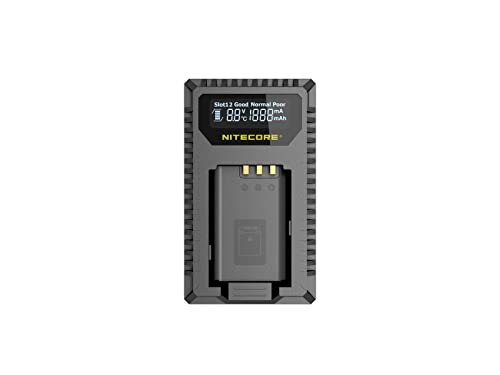 Nitecore - Caricabatterie Usb Con Schermo Lcd