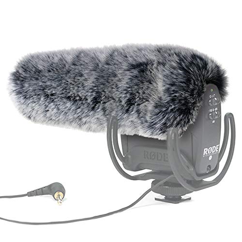 Youshares Microfono Parabrezza-Outdoor Vento Scudo Mic Parabrezza Manicotto Pelliccia Personalizzato Per Rode Videomic Pro Fotocamera Microfono