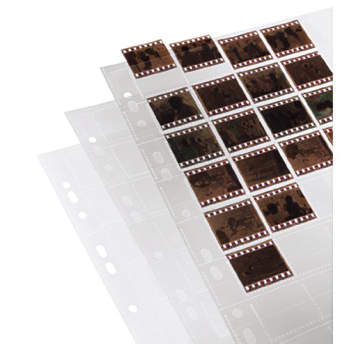 Hama Fogli Archiviazione Negativi 40 Finestre, 25 Fogli, Bianco